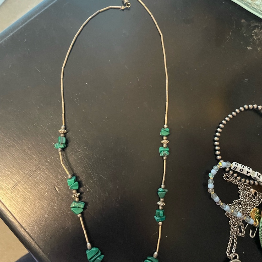 Elegant Green Beaded Necklace